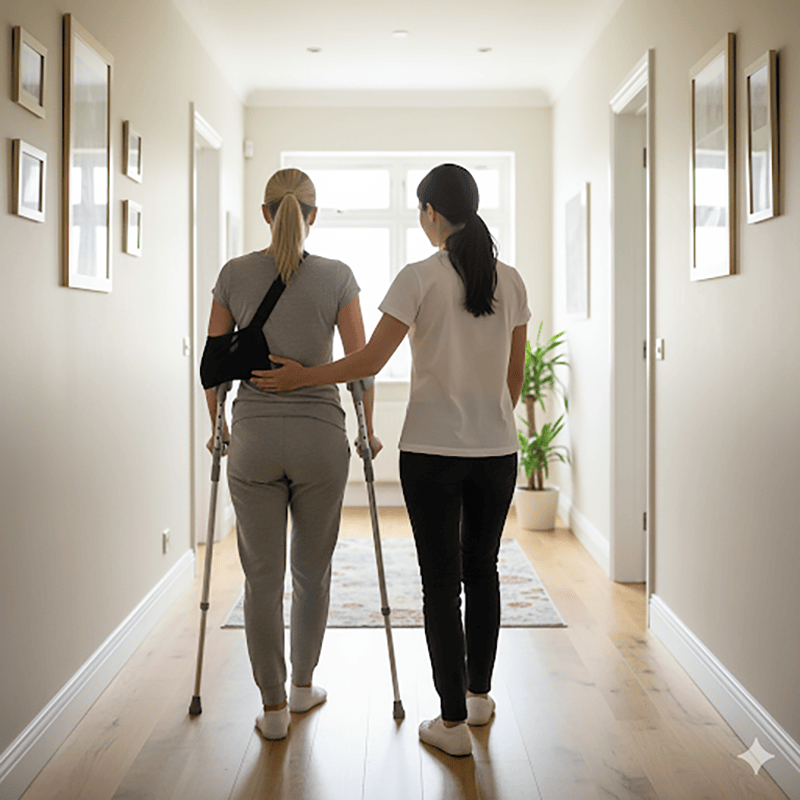 rehabilitación a domicilio Usera