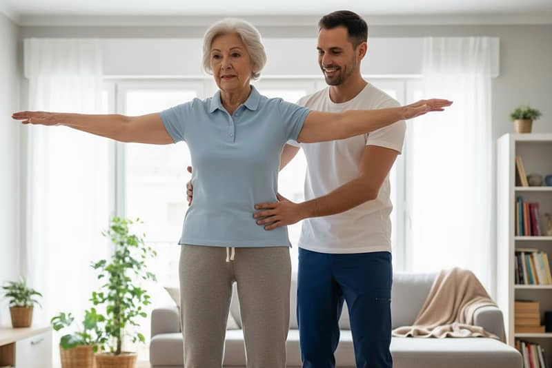 fisio personas mayores domicilio